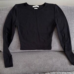 Aritzia Black Long Sleeve Tee